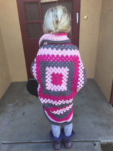 Kids Granny Square Sweater photo 4