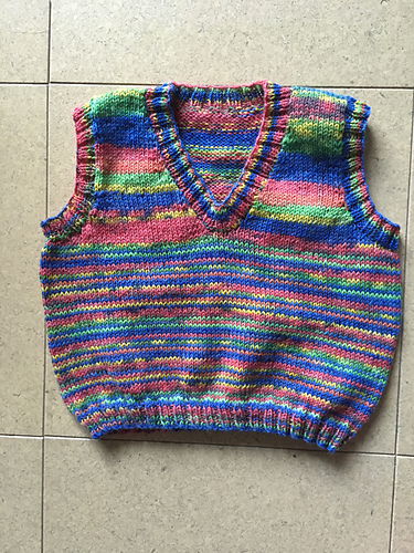 Baby's Holiday Vest & Socks #WR1960 photo 4