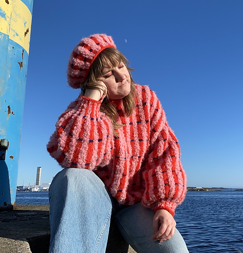 Teddy Stripes Sweater