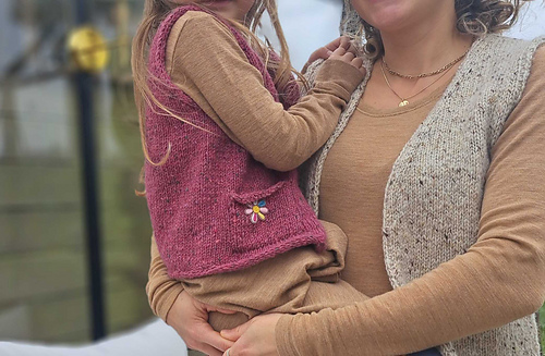 Damen und Kinder Konfetti Weste 