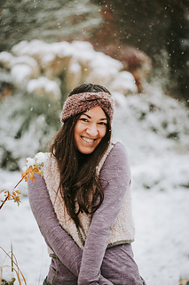 Pommernglück fine mit einem zweiten Faden knitting for Olive soft silk mohair