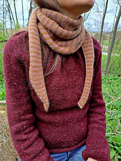 Drops Nord mit 170 m auf 50 g, Farbe 23 Karamell und 20 Blush Mix