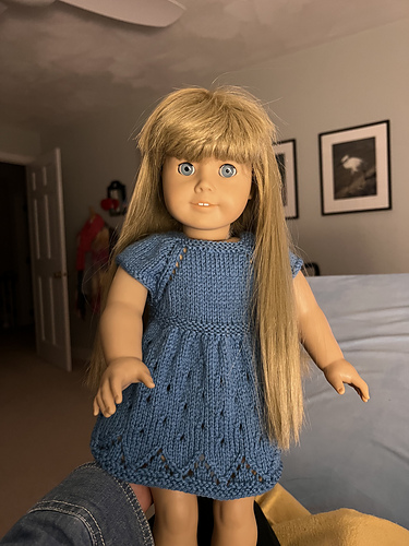 18" doll top down dress