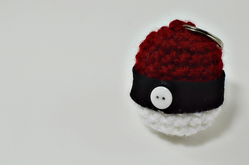 Pokeball Amigurumi Mini Keychain photo 2