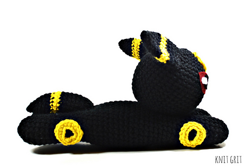 Umbreon Flat Cat Pokemon Amigurumi photo 5