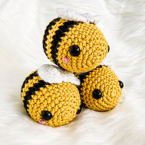 Ravelry Amigurumi Bee pattern by Codi Hudnall