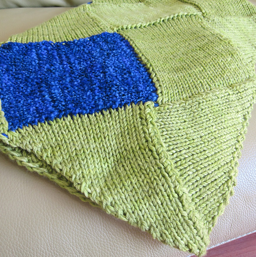 Entrelac Color Burst Baby Blanket photo 4