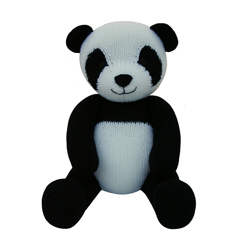 ★CPGN STUDIO_COMPAGNO★ Doodle Bear Round Knit Black Black Bear Brand - Psychedelic Dream Merino WOOL Sweater