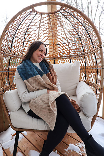 Morning Tide Blanket Scarf