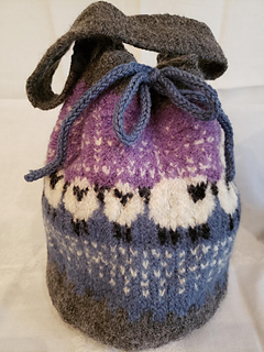 Felted Origami Project Bag Pattern Download - Tutto