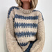 Weekend sweater in alpaca pattern 