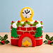 Christmas Festive Fireplace choc orange box cover pattern 