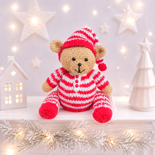 Ravelry: Christmas Night Night Bear Choc Orange Cover / Toy