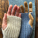 RIBBED TWO (handwarmers) pattern