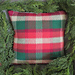 Santa's Workshop Tartan Pillow pattern
