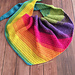 Lazy Days Asymmetrical Scarf pattern 