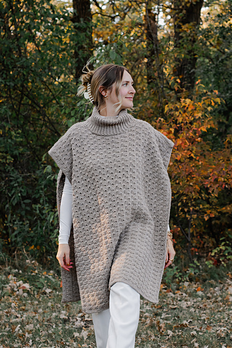 Ravelry: Northcross Poncho pattern by Janine Myska