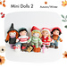 Mini Dolls Autumn & Winter pattern 