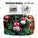 Mushroom Baubles pattern 