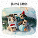 Festive Puppies pattern 