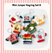 Mini Jumper Keyring Set B pattern