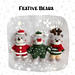Festive Mini Bears pattern 