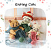 Knitting Cats pattern
