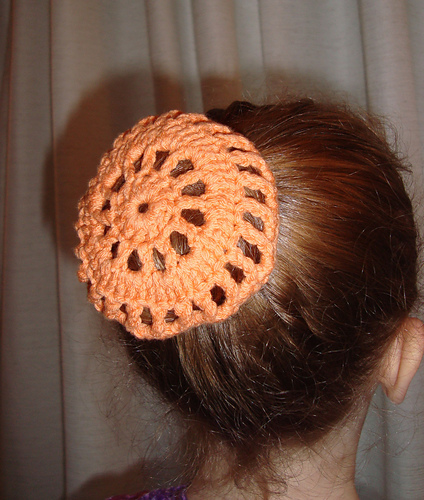 Lace and Stripes Hair Bun Cover photo 3