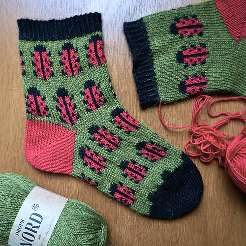 Ladybug Lane Socks