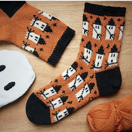 Midnight Flight Ghost Socks