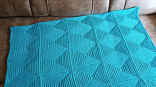 Aquamarine blanket