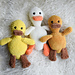 Duck snuggle lovey pattern