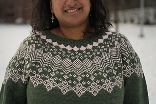 I am wearing a size 5 sweater