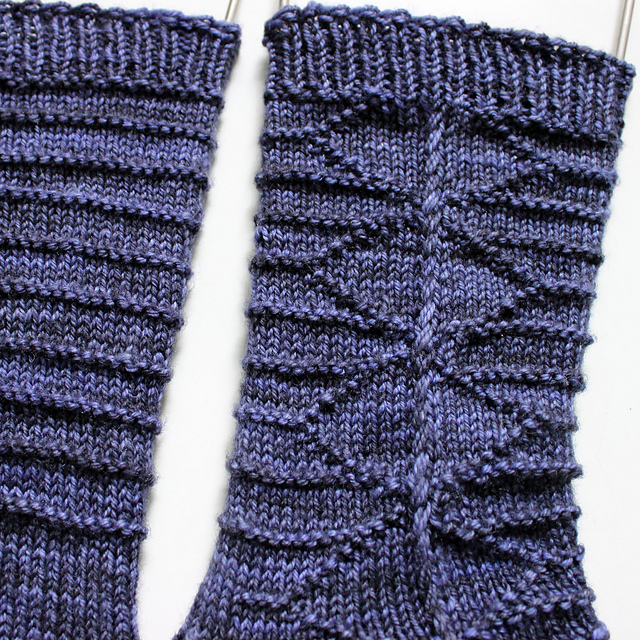 Winter Trellis Socks