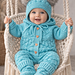 Set of Bubble Stitch Jumpsuit,Booties,Beanie pattern 