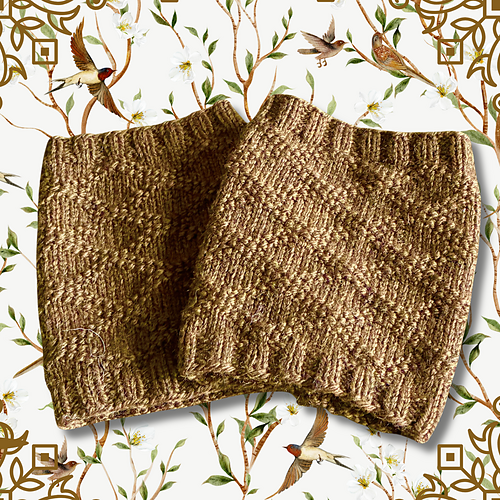 King Charles Brocade Leg Warmers