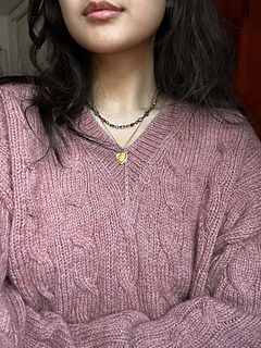 Size: 3
Yarn: Drops Lima
Col: Blush