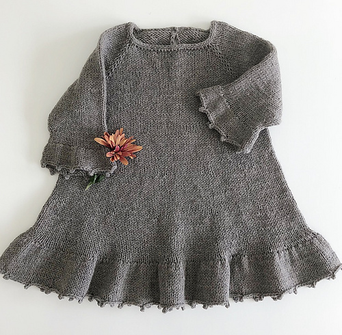 Fingerbøl kjole / Fingerhut Kleid - Knitting for Sif