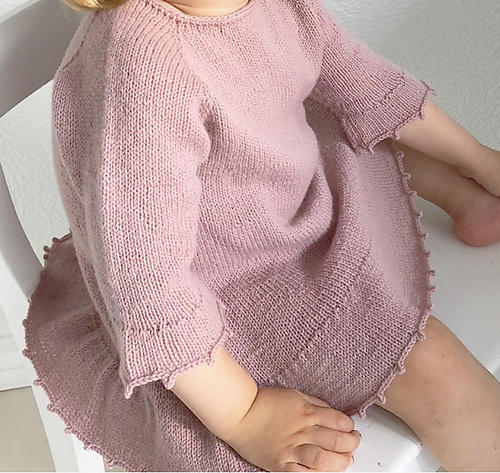 Fingerbøl kjole / Fingerhut Kleid - Knitting for Sif