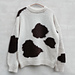 Cow Sweater Adult pattern 