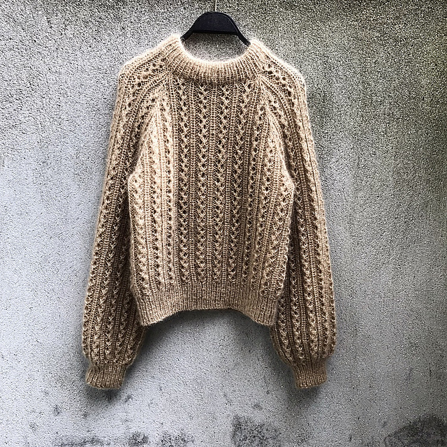 Waffle Sweater pattern by Pernille Larsen