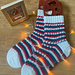 Snow Bauble Socks pattern 