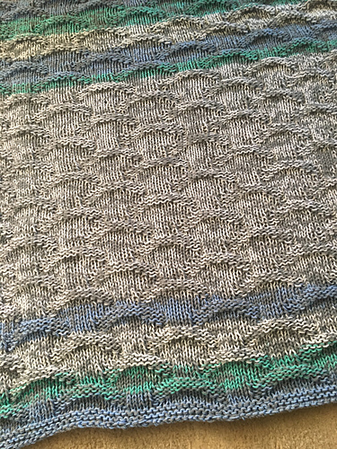 Ravelry: Dreamtime Waves Lap Robe pattern by Dixie Lee