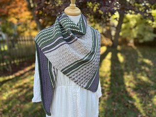 North Bay Fiber Elemental Sport sample by Ravelry user Mmmary314