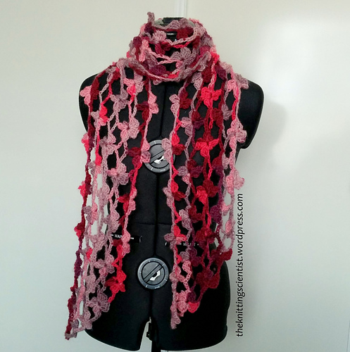 Ravelry: KnittyScientist's Spring Flower Scarf