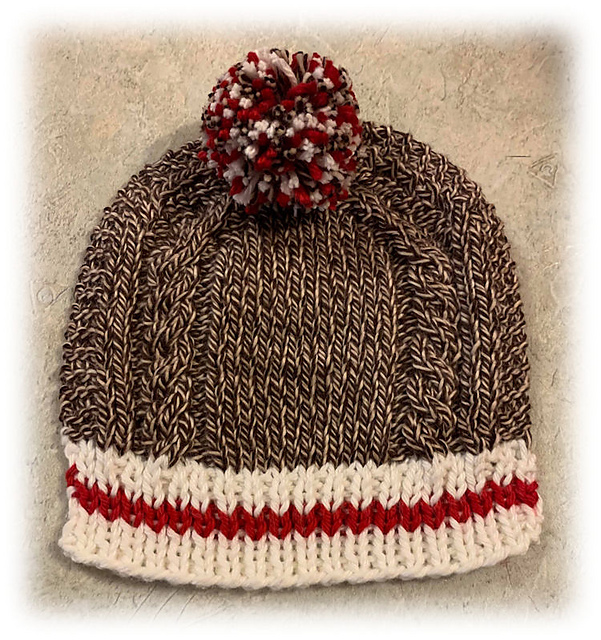 Ravelry Sock Monkey Toque pattern by Knitwits Heaven