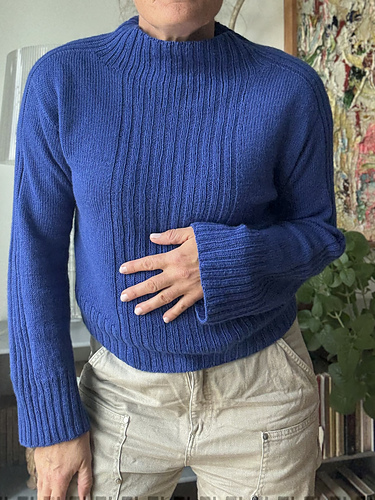 Vertical Vibe Genser - Knit Your Vibe
