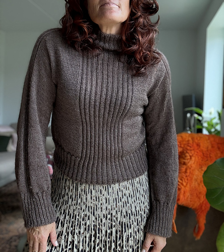 Vertical Vibe Genser - Knit Your Vibe