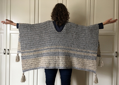 Ravelry: Easy Breezy Ruana pattern by Sonja Hood