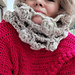 Berry Bubble Cowl pattern 